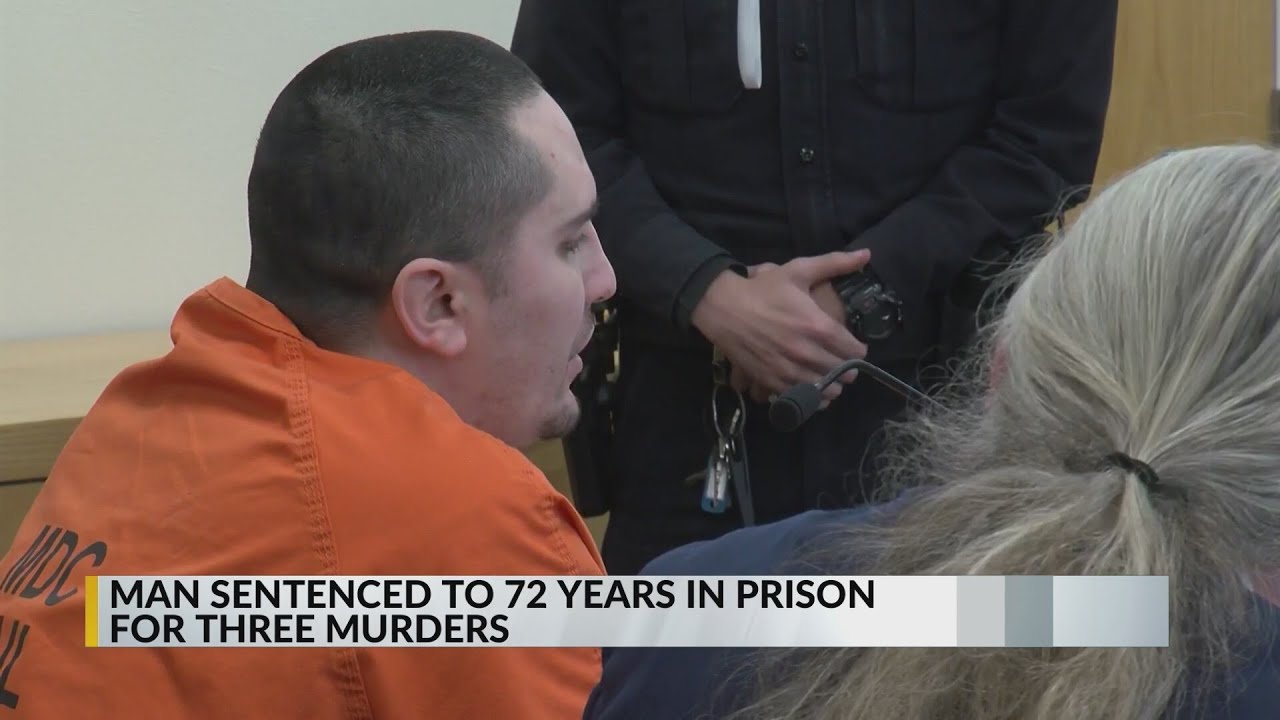 New Mexico man sentenced to 72 years in prison for three murders