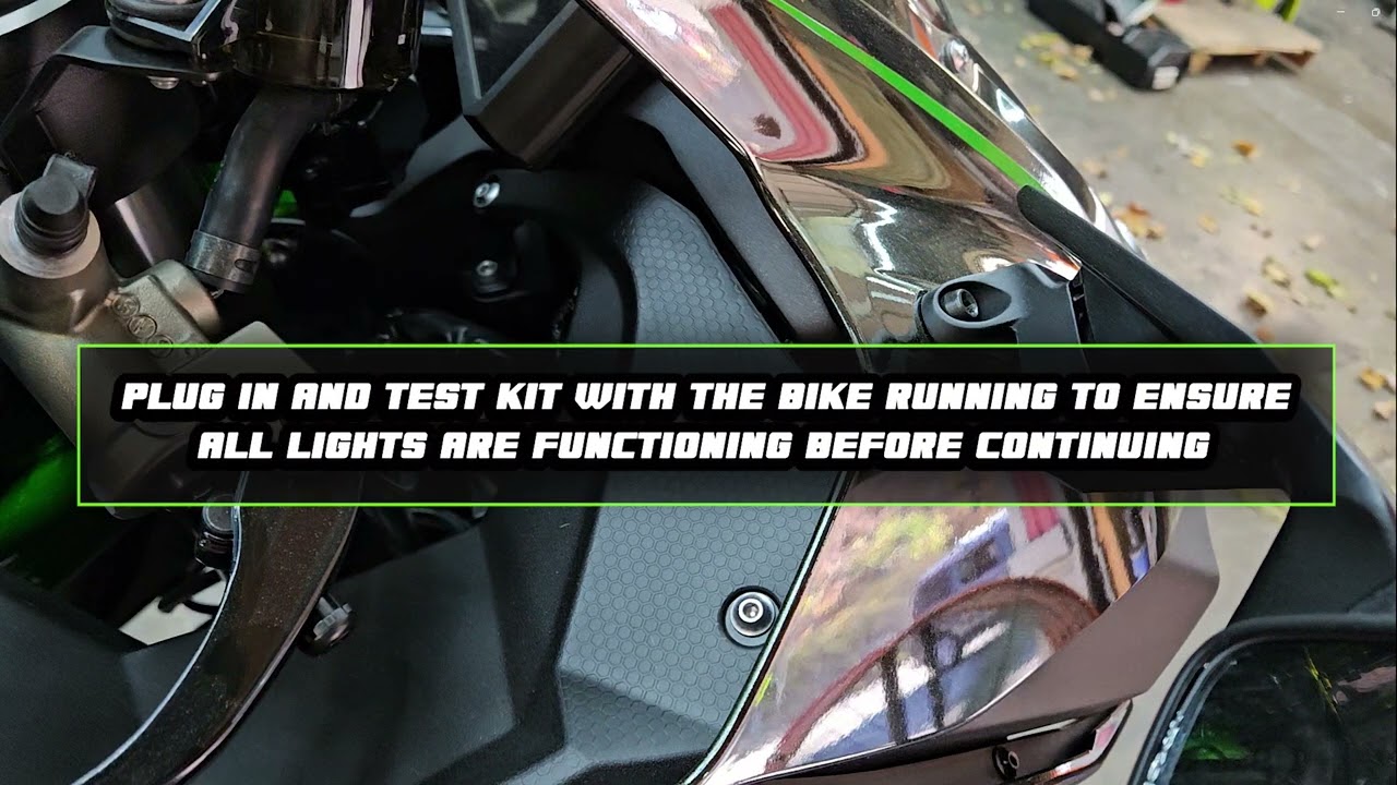 New Rage Cycles 2015-Present Kawasaki H2 Front Signal Installation