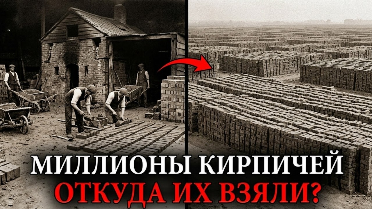СТАРЫЕ КИРПИЧНЫЕ ЗАВОДЫ 19 ВЕКА &mdash; Откуда БРАЛИ Миллионы Кирпичей?