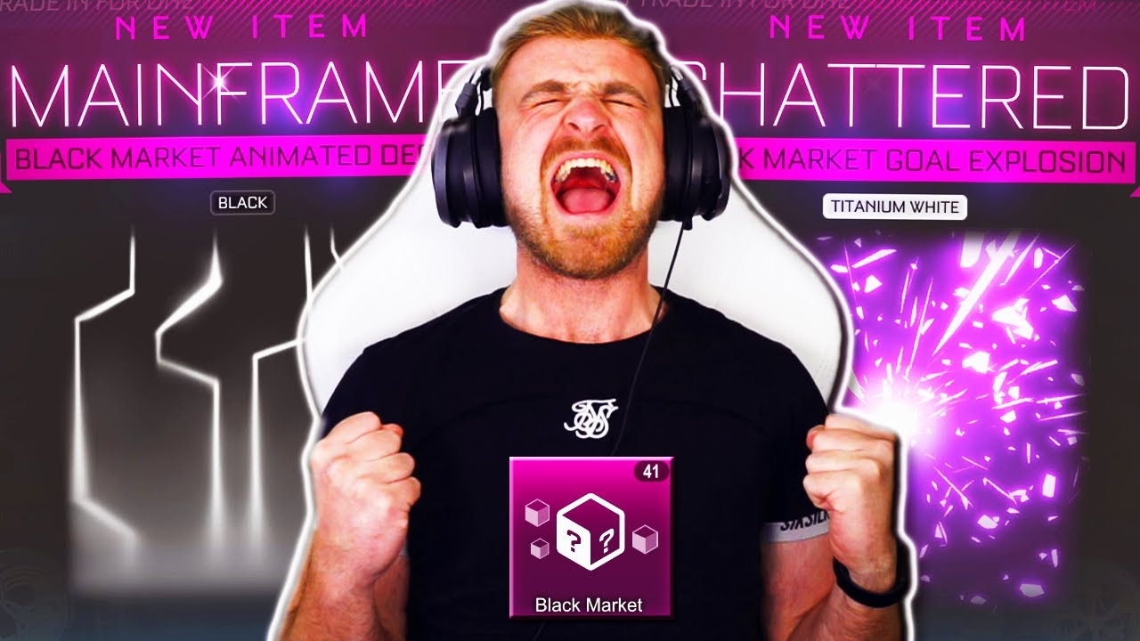 *WORLD RECORD* I HAVE NEVER HAD THIS MANY TITANIUM WHITE PAINTED BLACK MARKETS IN ROCKET LEAGUE!