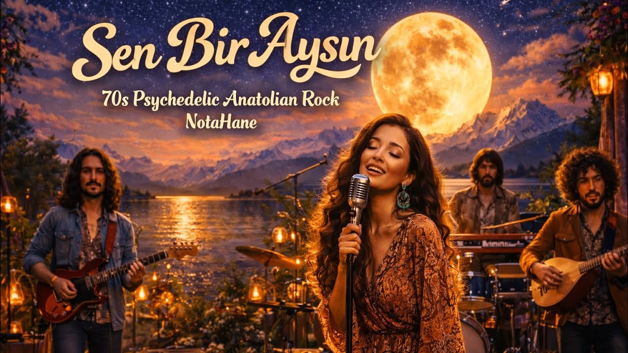 Sen Bir Aysın | 70s Psychedelic Anatolian Rock Cover 