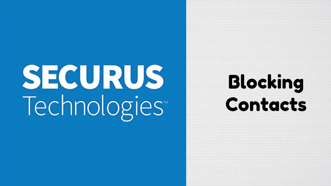 How Contacts are Blocked on Securus