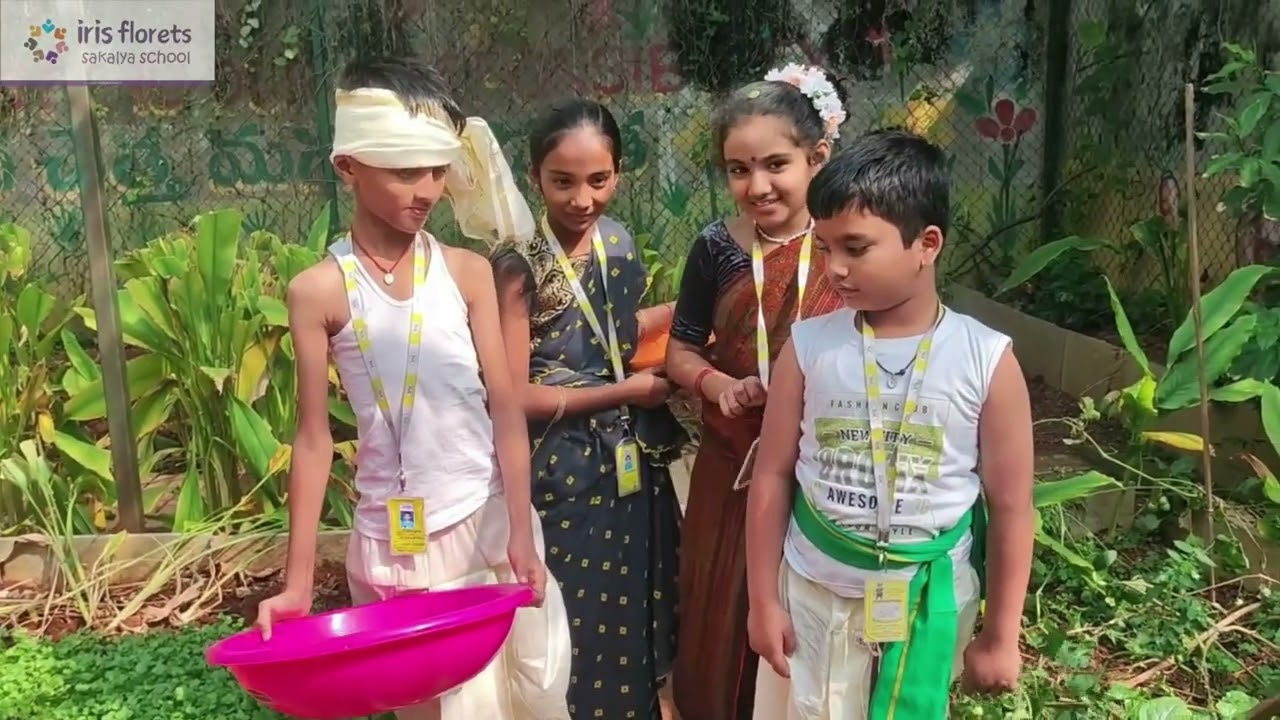 farmers skit by iris school siddipet Kids