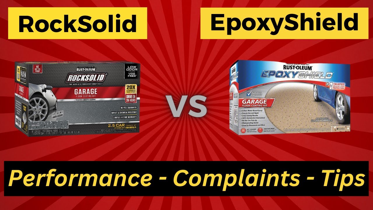 RockSolid vs EpoxyShield | Which is Best for your Garage?