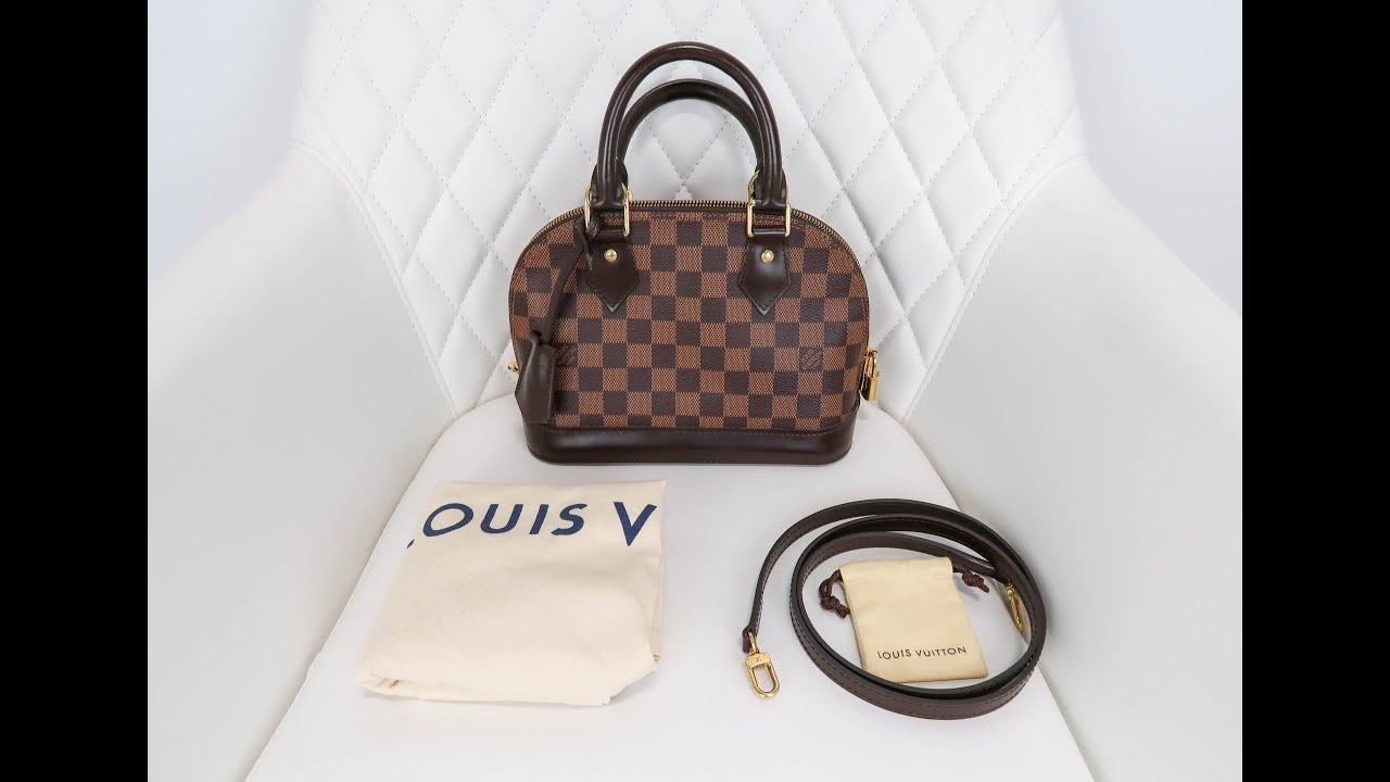 Authentic Louis Vuitton Damier Ebene Alma BB