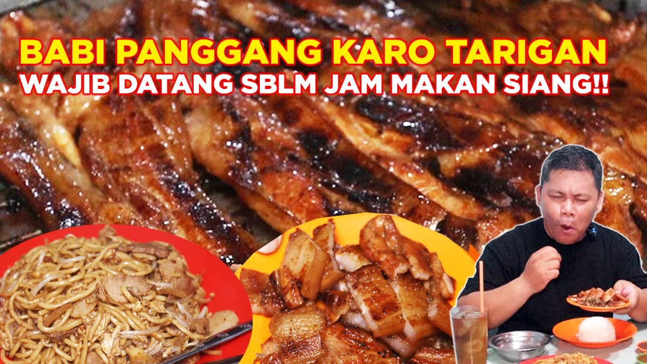 BABI PANGANG KARO TARIGAN PRIOK, PANGGANGNYA MANTAP, BAKMI B2 JUGA PATEN!!