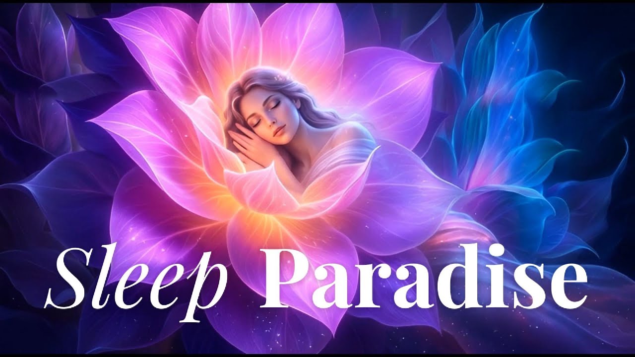Deep Sleep in a Cosmic Flower | Mystical Resonance Sound for Insomnia Relief