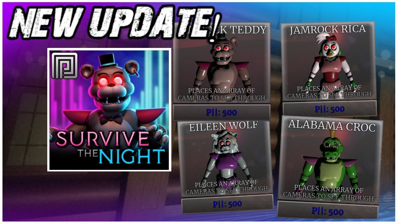 [STN NEW SLASHERS!] FREDDY AND THE GANG ARE HERE! || Survive The Night