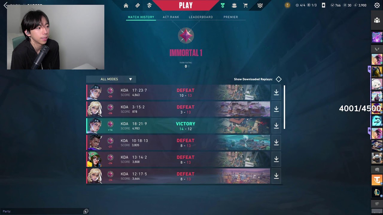 🔴 [LIVE] ⭐️ PLAYING ON MAIN TODAY - IMMORTAL LOBBIES⭐️ (multistreaming on twitch.tv/joshseki)