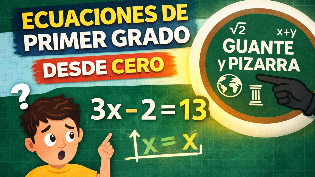 Ecuaciones de Primer Grado desde CERO (Truco para Resolverlas Rápido).