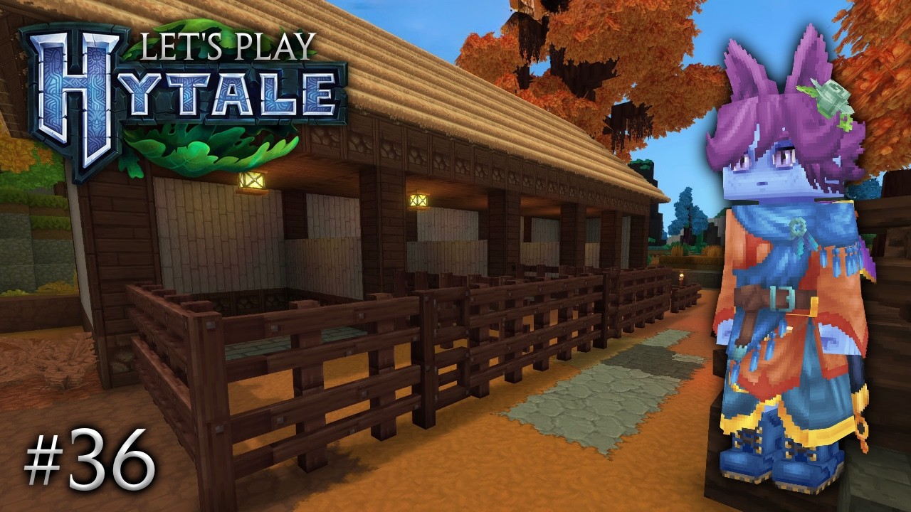 Let's Play Hytale ⛏️36 - Zaunbau für den Stall