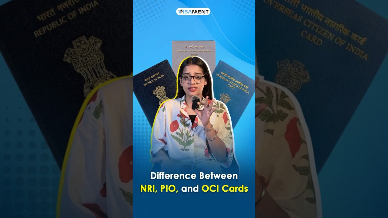 Difference between NRI, PIO, and OCI card  #nri #pio  #ocicard