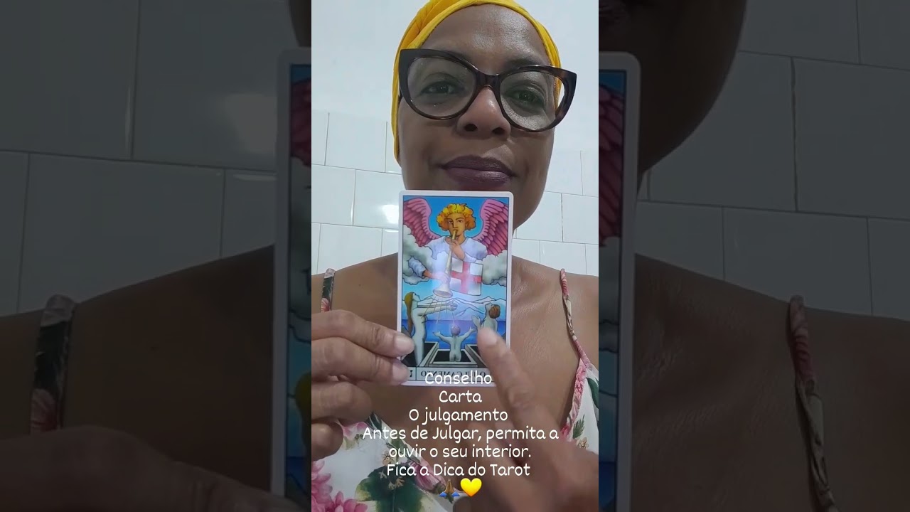Conselho.Fica a Dica do Tarot🙏🏾💛 #tarot #terapiaholistica #espiritualidade #autoajuda