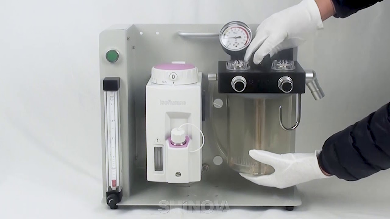 Shinova Veterinary - Installation&Operation of Portable Anesthesia Unit(AneCompact)