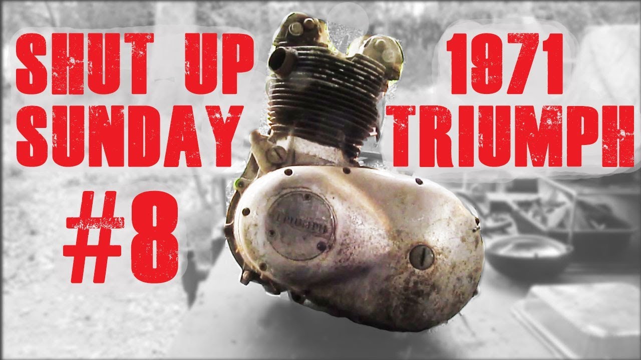 SUS 8 - 1971 Triumph 500cc Engine Disassembly - PART 1