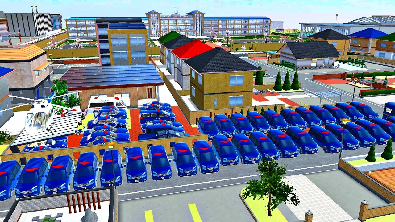 ALL POLICE CARS - COLLECT ALL CARS POLICE OFFICER 2 AT BOY HOME 🚓🚨 - SAKURA 👮👮‍♂️