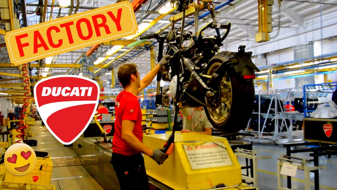 DUCATI FACTORY: 1ST SCRAMBLER PRODUCTION EVER! [CAFE-RACER]
