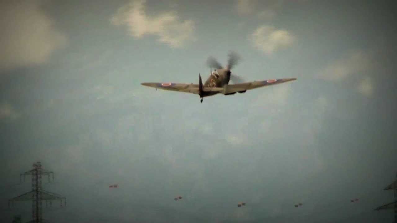 Supermarine Spitfire Display Sion Airshow full HD