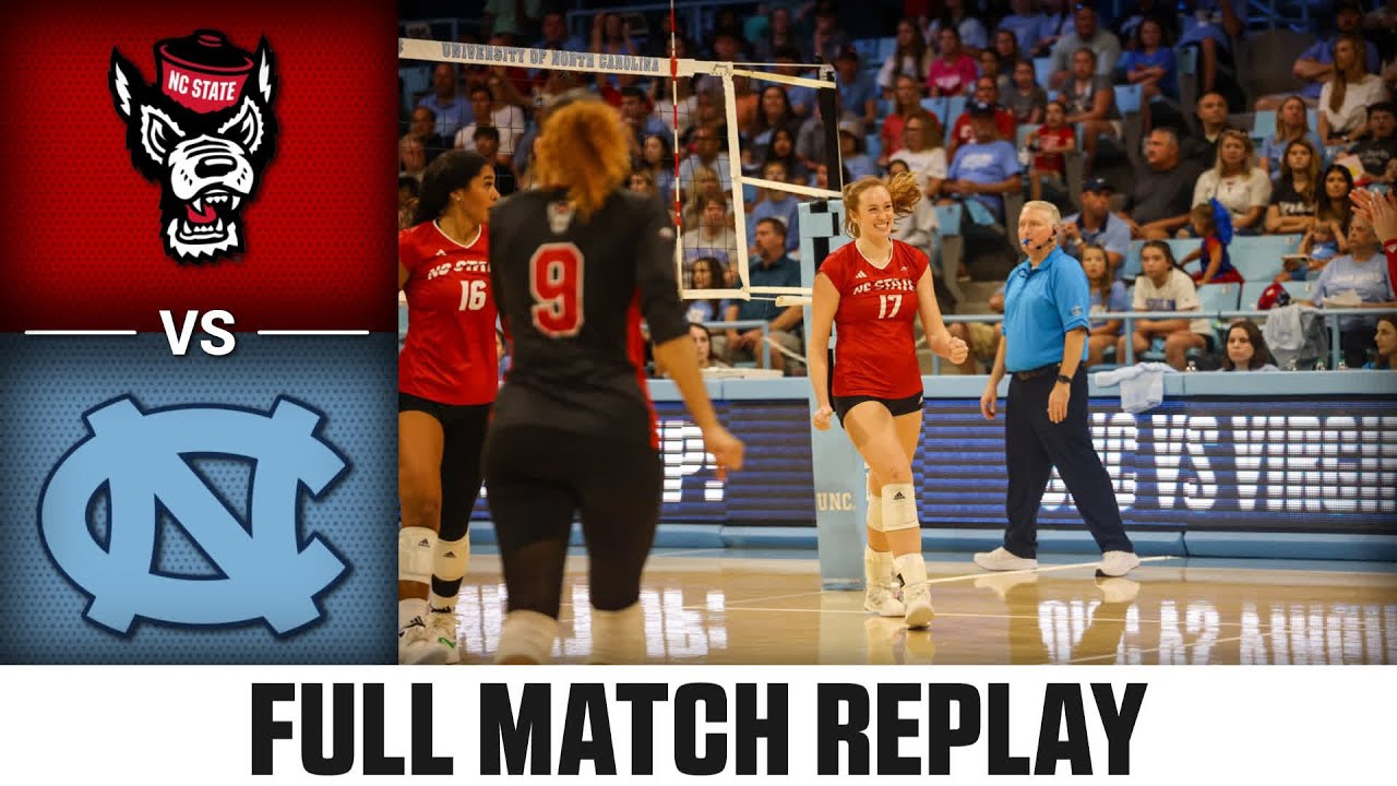 NC State vs. North Carolina Full Match Replay | 2023 ACC Volleyball