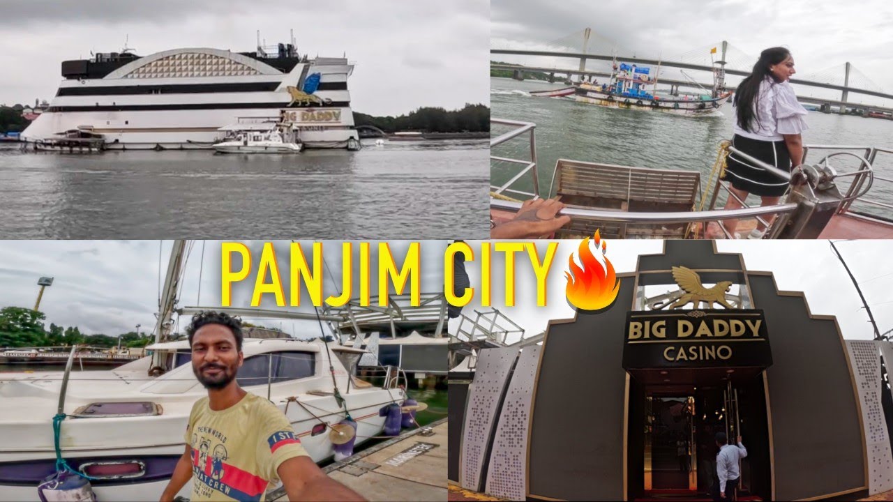 Panjim City Goa Vlog | Big Daddy Casino goa | Boat Ride In Panjim goa