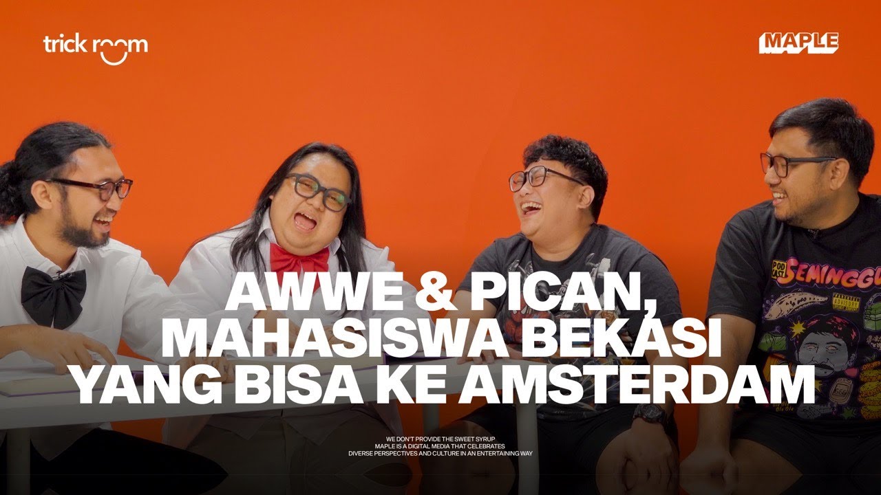 Kedatangan Makhluk Bekasi, Awwe & Pican di Sidang #TRICKROOM