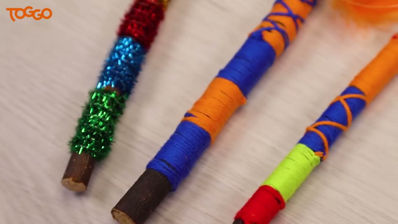 Zauberstab mit schwebender Feder | DIY Tutorial | TOGGO für Eltern