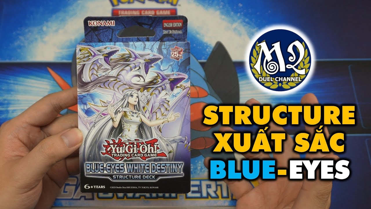 Review Mở hộp Yugioh Structure Deck Blue-Eyes White Destiny | M2DA