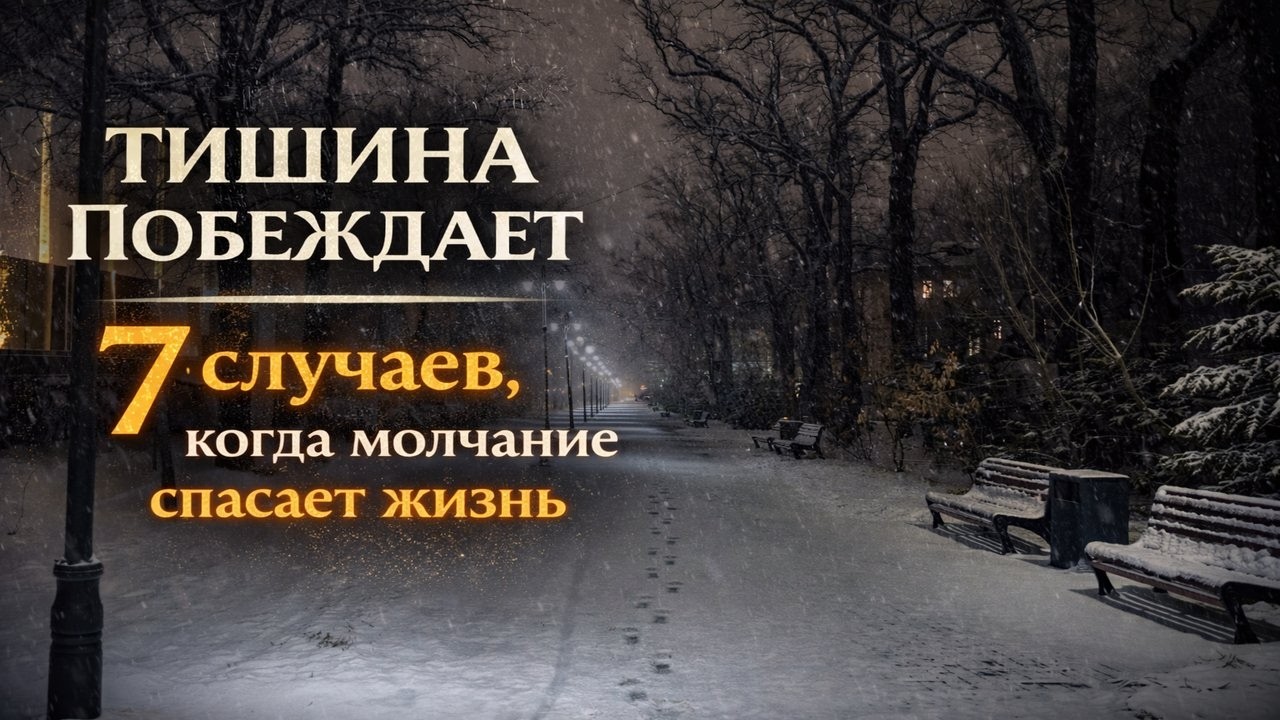 7 моментов, когда лучше промолчать  #мотивация  #мудрость