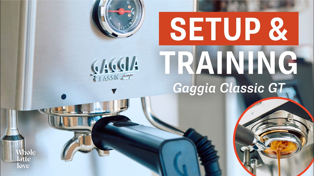 Gaggia Classic GT Setup & Training | Complete Guide to Brewing, Pre-Infusion & Maintenance