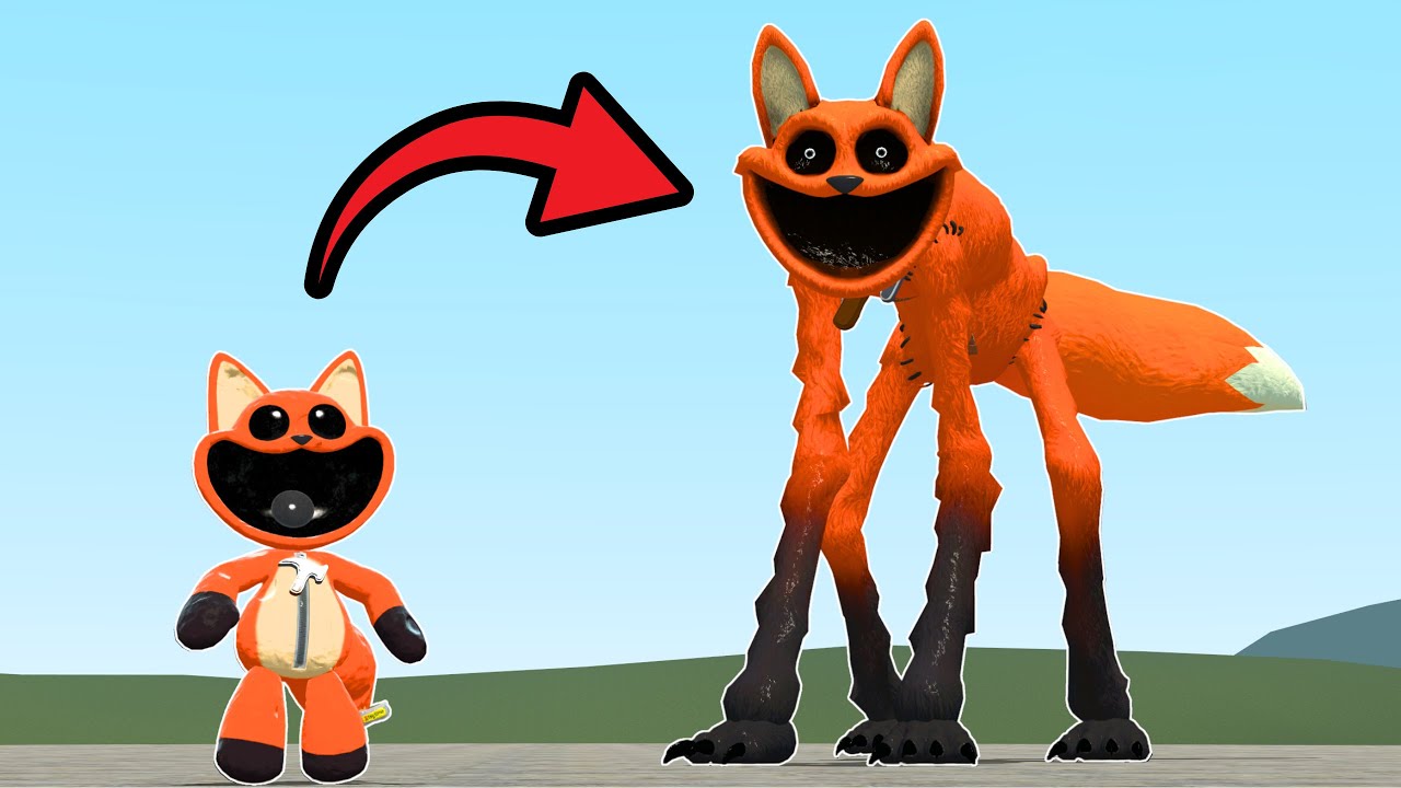 New Forgotten Fox Smiling Critters Poppy Playtime 3 In Garry's Mod