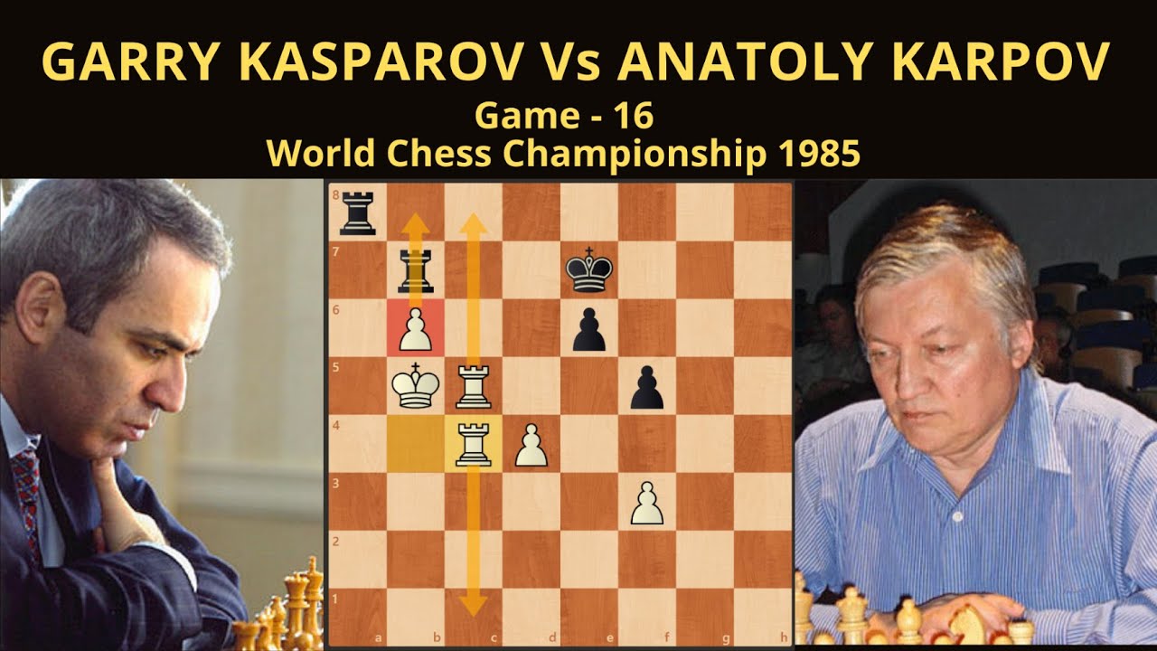Garry Kasparov vs Anatoly Karpov | 1985 World Chess Championship | The Endgame Perfection