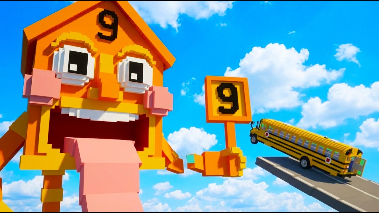 Cars VS ESOK SEKOLAH & Fast Tsunami - Escape Tsunami For Brainrots - TearDown