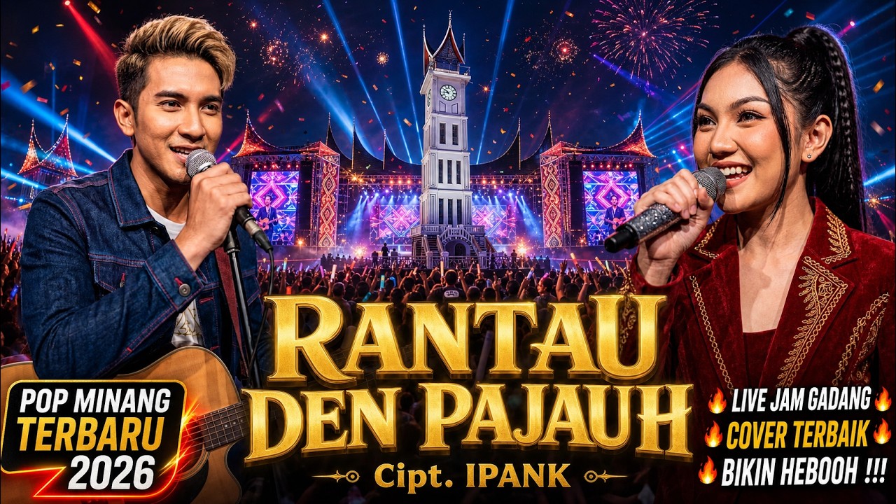RANTAU DEN PAJAUH (Cover AI) | IPANK & RAYOLA | Konser Spektakuler di Jam Gadang | Full AI Music