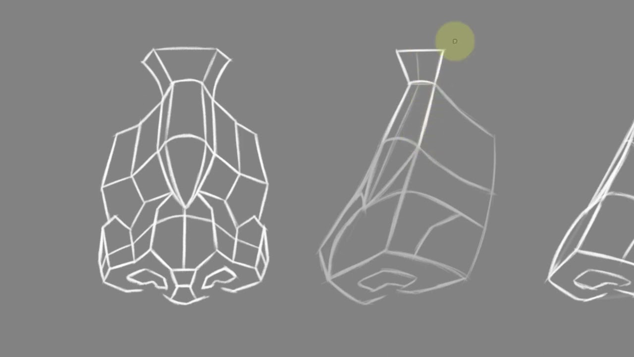 Understanding the Planes of the Nose - Nose Drawing Course (5/8)
