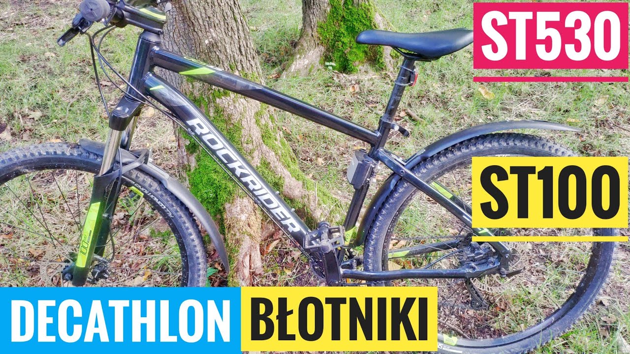 Jak zamontować błotniki do roweru -  Błotniki Decathlon BTWIN300 @ ROCKRIDER ST530