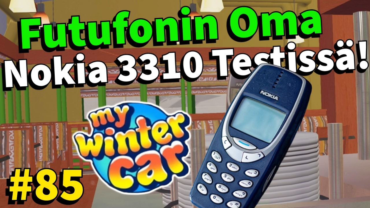 FUTUFONIN OMA NOKIA 3310 TESTISSÄ! (modi) #85 | My Winter Car