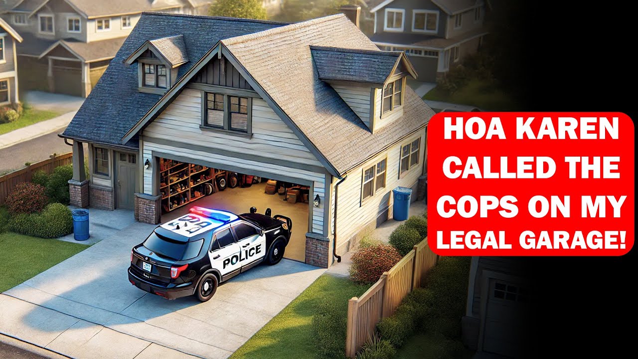 HOA Karen Calls the COPS Over My LEGAL Garage on MY Land—Claims It’s ILLEGAL Despite All Permits!