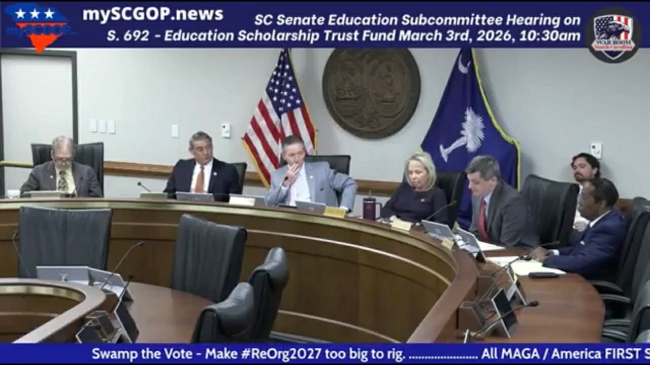 2026-03-03 - SC Senate Education Subcommittee Hearing on S. 692 - Education Scholarship Trust Fund