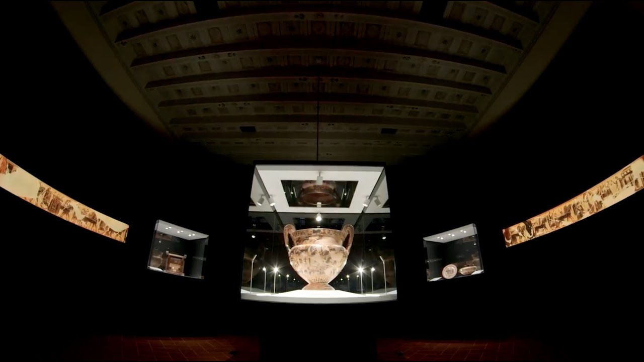 Il Vaso François nella nuova stanza del Museo Archeologico Nazionale  di Firenze