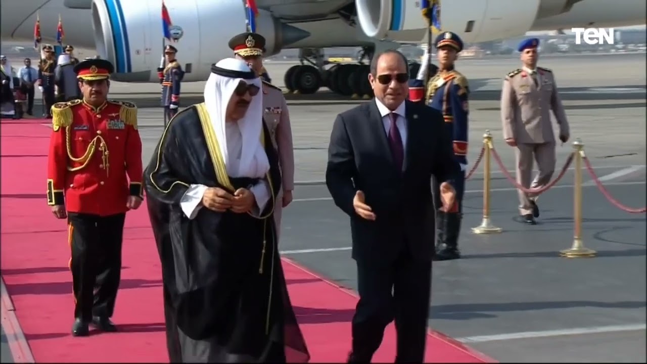 الرئيس  السيسي يستقبل  صاحب السمو الشيخ مشعل الأحمد الجابر الصباح أمير دولة الكويت