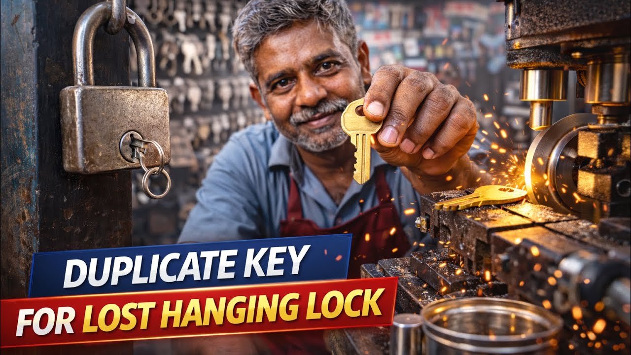 10 min Duplicate key | making process #youtubeshorts #hardwork #key #lock #work 