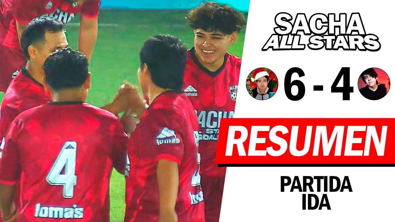 EL EQUIPO DE SACHA APLASTA a DAARICK 😂⚽ PARTIDO (1) SACHA ALL STAR