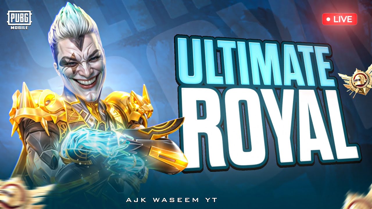 LIVE PUBG MOBILE| Ultimate Rush game | top 100 | AJk Waseem YT is live