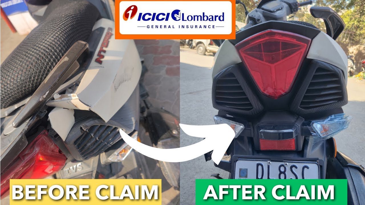 How to get Insurance claim for 2-wheeler in India (Hindi) | ICICI Lombard | TVS