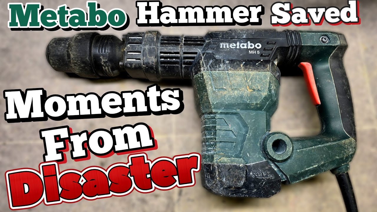 VERY Lucky customer, Matabo hammer saved from failure by a broken lead.