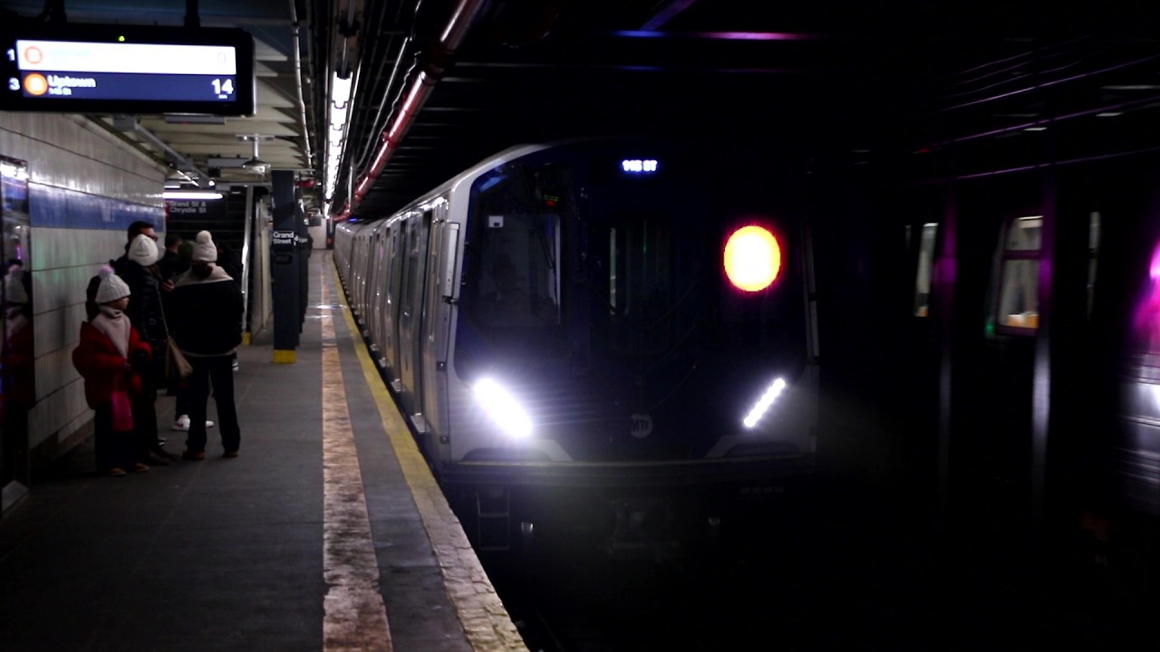145th Street Bound R211A B Train @ Grand Street in Chinatown, Manhattan