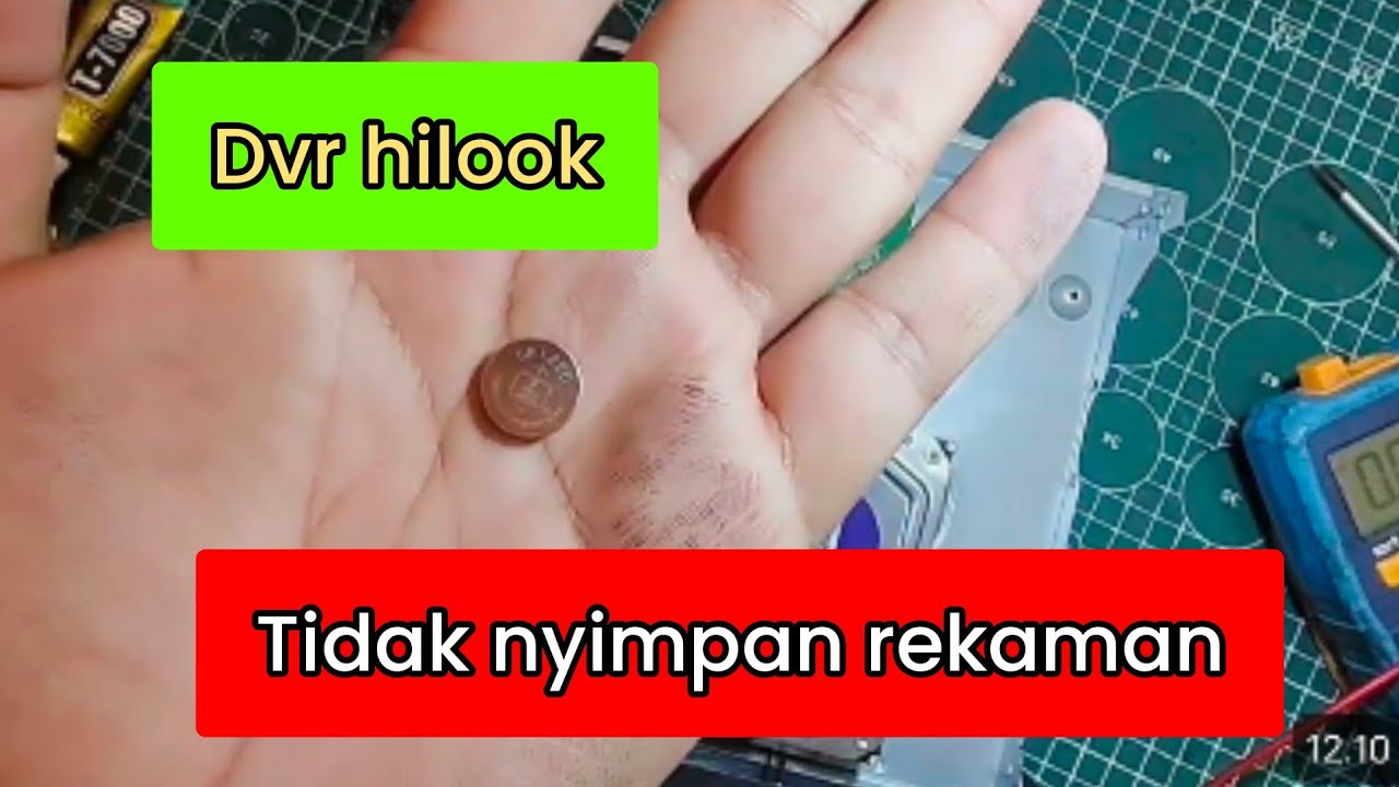 Dvr hilook tidak nyimpan rekaman♂️♂️♂️