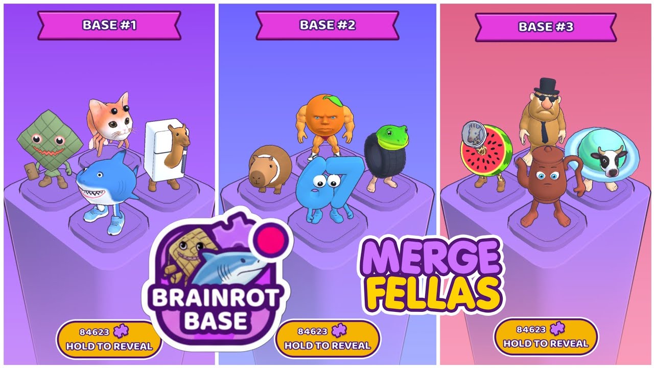 Новый режим Merge Fellas: обновление базового режима Brainrot v2.9.2