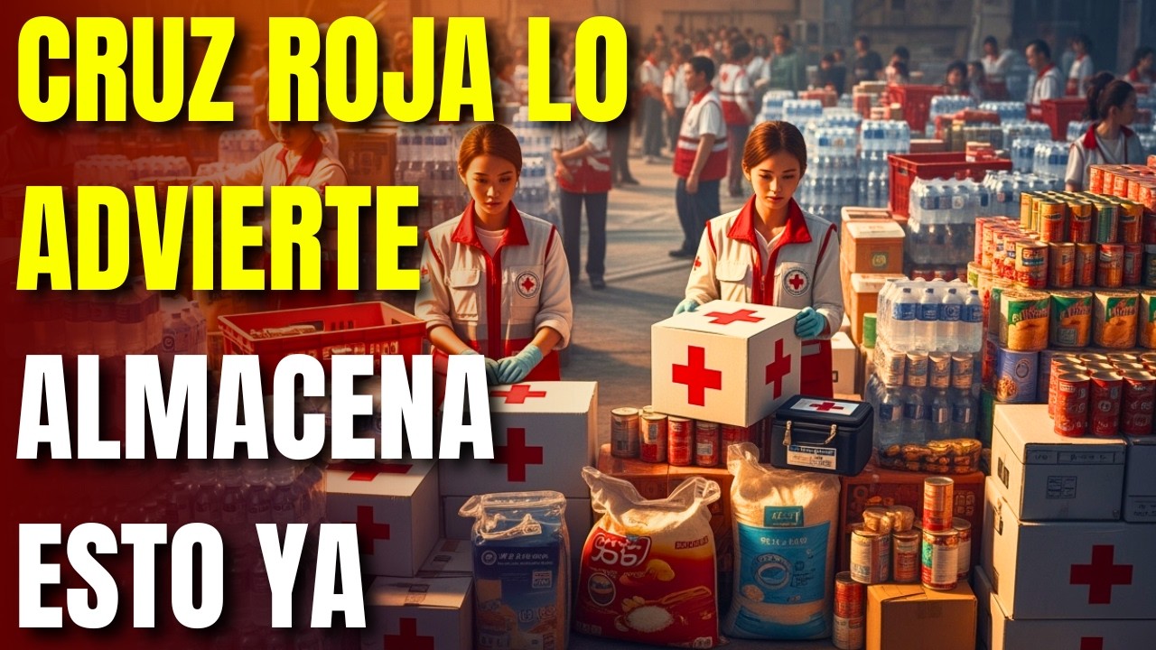 15 Art&iacute;culos que la CRUZ ROJA Recomienda Almacenar HOY