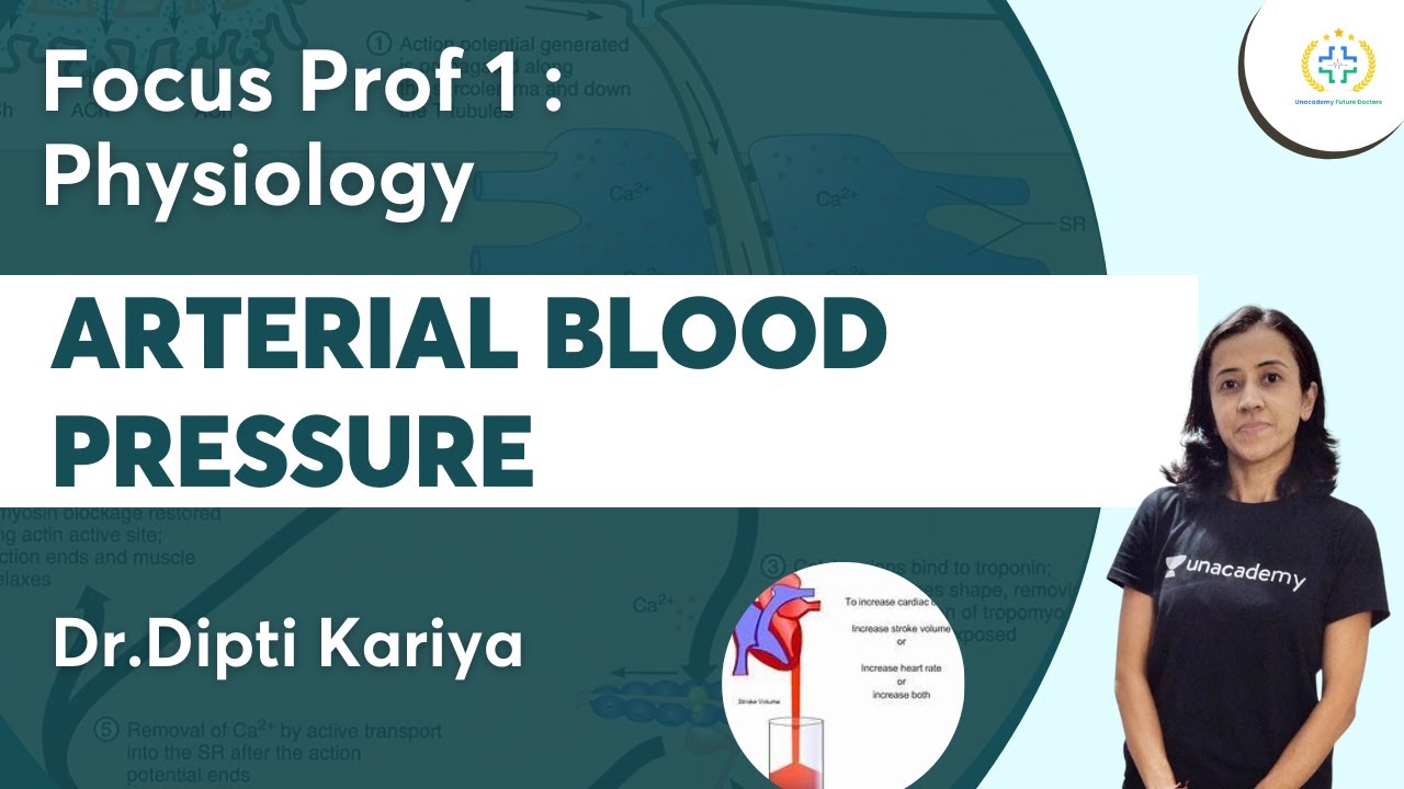 Arterial Blood Pressure | Focus Prof 1 Physiology | Unacademy Future Doctors | Dr.Dipti